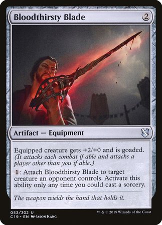 Bloodthirsty Blade [Commander 2019] | Exor Games Bridgewater