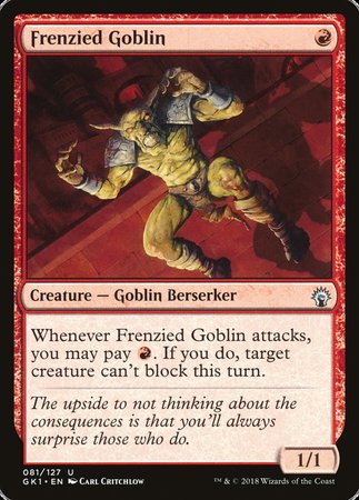 Frenzied Goblin [GRN Guild Kit] | Exor Games Bridgewater