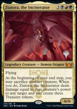 Ziatora, the Incinerator (Promo Pack) [Streets of New Capenna Promos] | Exor Games Bridgewater