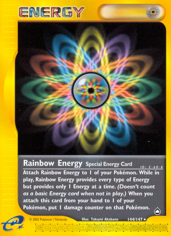 Rainbow Energy (144/147) [Aquapolis] | Exor Games Bridgewater