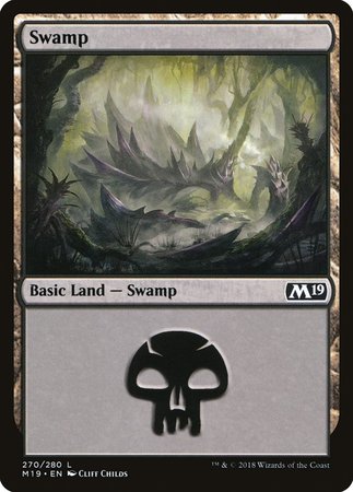 Swamp (270) [Core Set 2019] | Exor Games Bridgewater