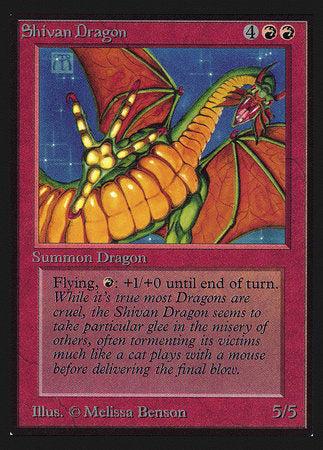 Shivan Dragon (IE) [Intl. Collectors’ Edition] | Exor Games Bridgewater