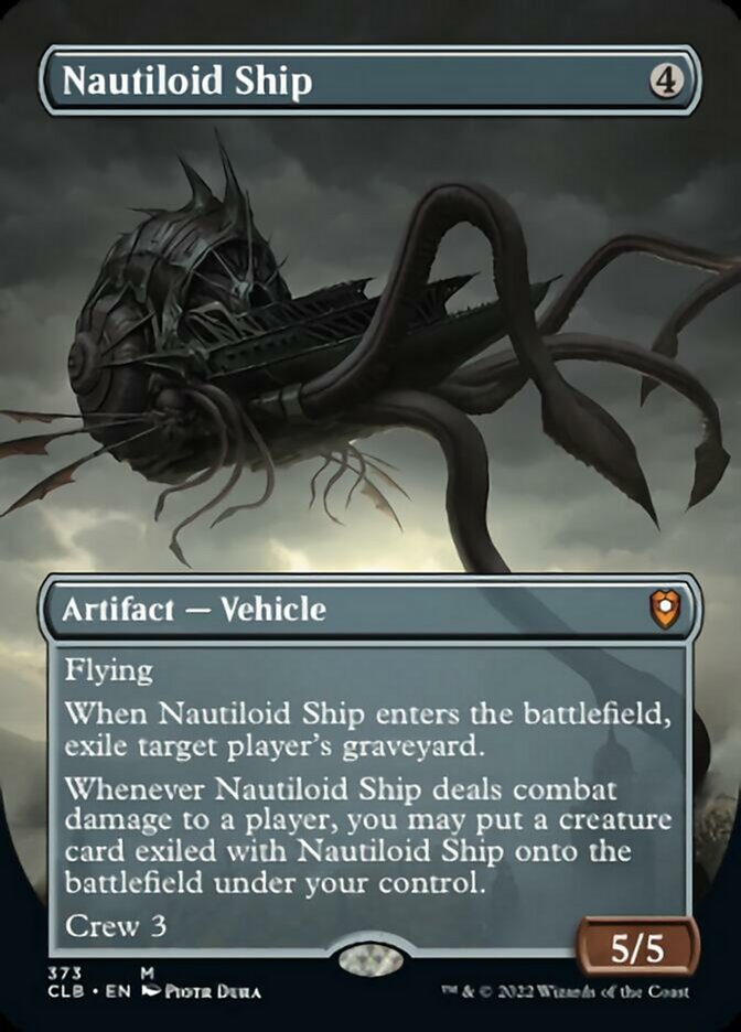 Nautiloid Ship (Borderless Alternate Art) [Commander Legends: Battle for Baldur's Gate] | Exor Games Bridgewater