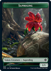 Saproling // Soldier Double-Sided Token [Starter Commander Decks] | Exor Games Bridgewater