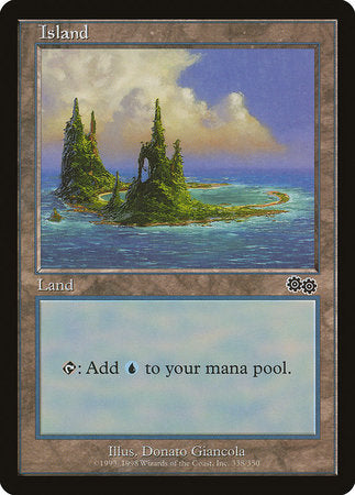 Island (338) [Urza's Saga] | Exor Games Bridgewater