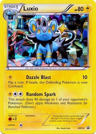 Luxio (BW34) (Cracked Ice Holo) [Black & White: Black Star Promos] | Exor Games Bridgewater