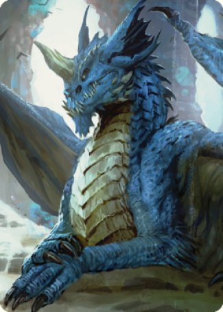 Young Blue Dragon Art Card [Commander Legends: Battle for Baldur's Gate Art Series] | Exor Games Bridgewater