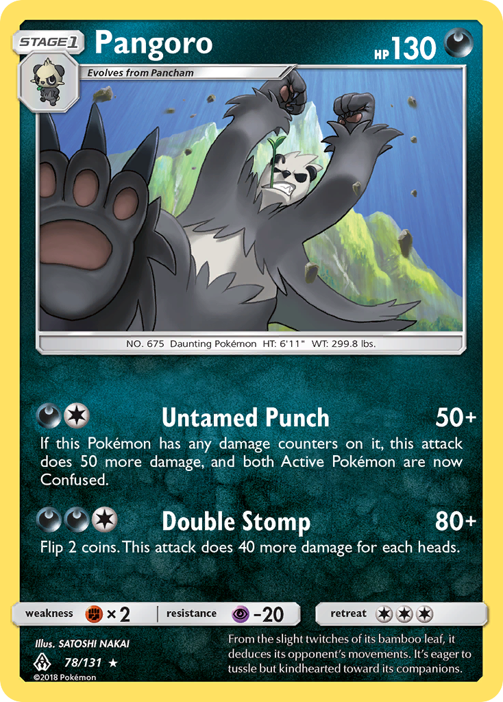 Pangoro (78/131) [Sun & Moon: Forbidden Light] | Exor Games Bridgewater