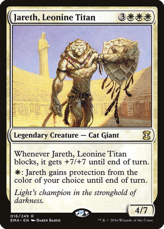 Jareth, Leonine Titan [Eternal Masters] | Exor Games Bridgewater