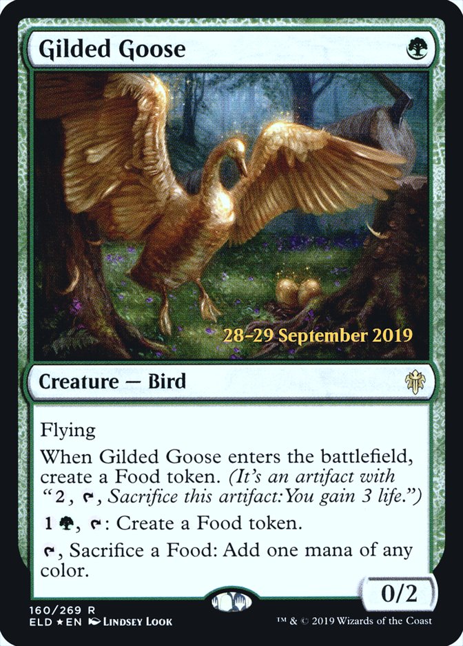 Gilded Goose  [Throne of Eldraine Prerelease Promos] | Exor Games Bridgewater