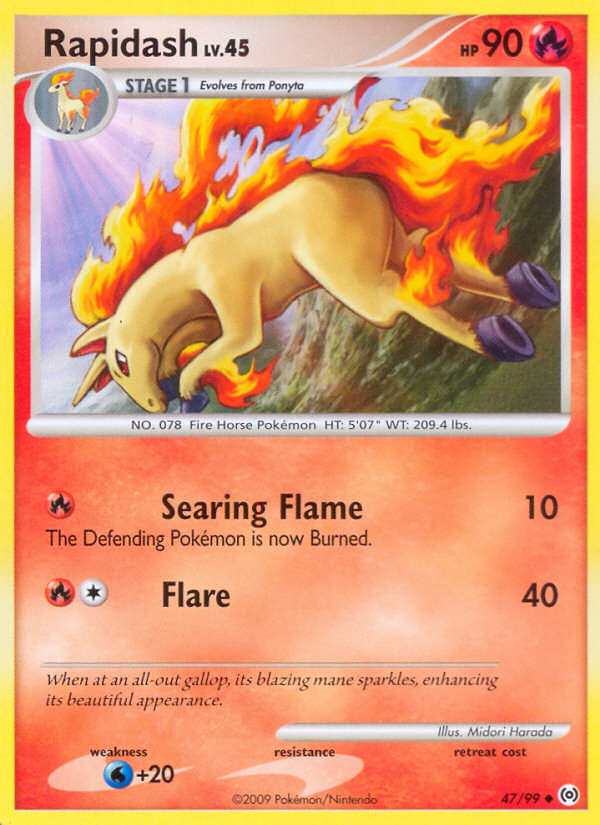 Rapidash (47/99) [Platinum: Arceus] | Exor Games Bridgewater