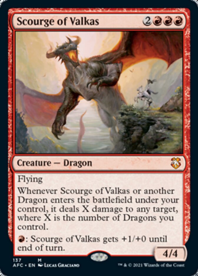 Scourge of Valkas [Dungeons & Dragons: Adventures in the Forgotten Realms Commander] | Exor Games Bridgewater