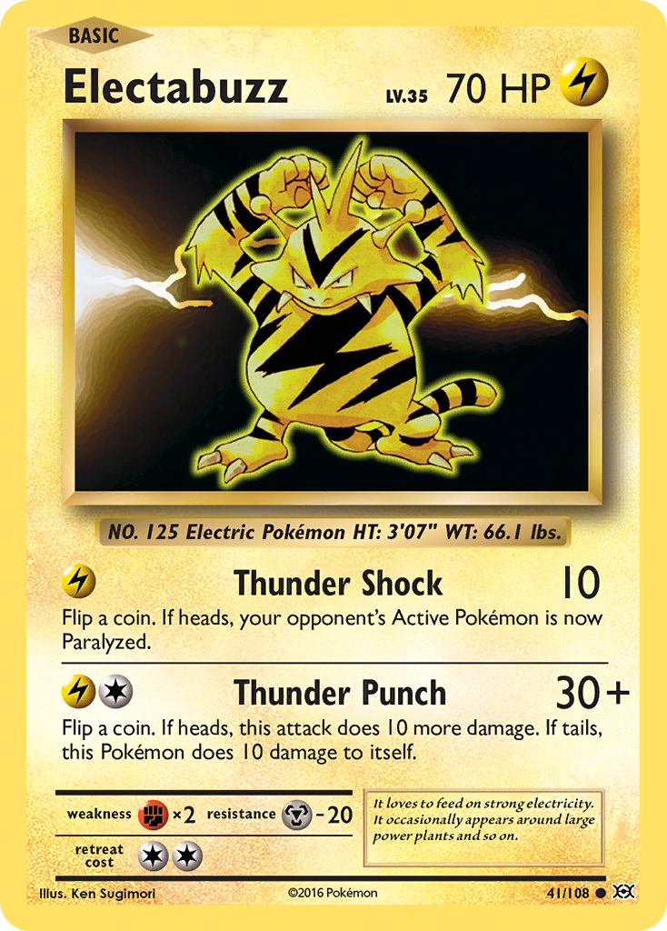 Electabuzz (41/108) [XY: Evolutions] | Exor Games Bridgewater