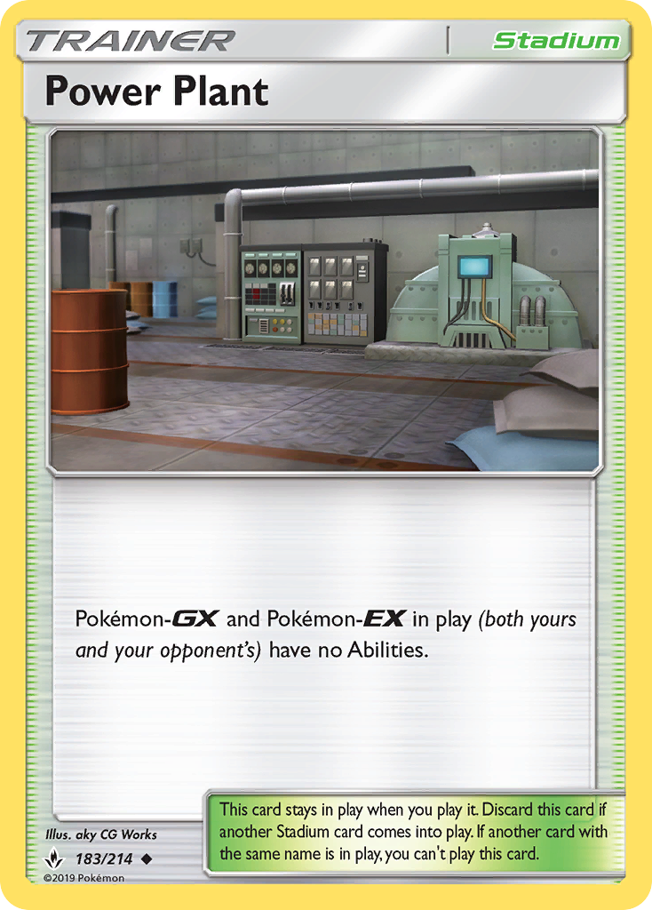 Power Plant (183/214) [Sun & Moon: Unbroken Bonds] | Exor Games Bridgewater