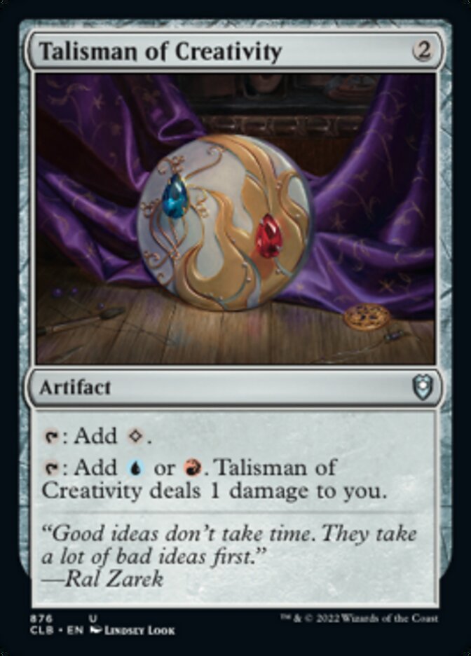 Talisman of Creativity [Commander Legends: Battle for Baldur's Gate] | Exor Games Bridgewater