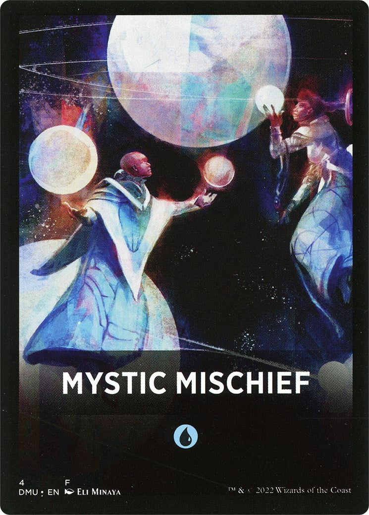 Mystic Mischief Theme Card [Dominaria United Tokens] | Exor Games Bridgewater