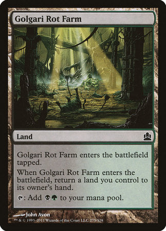 Golgari Rot Farm [Commander 2011] | Exor Games Bridgewater