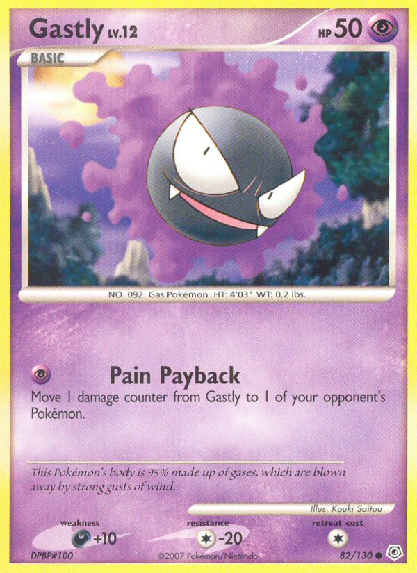 Gastly (82/130) [Diamond & Pearl: Base Set] | Exor Games Bridgewater