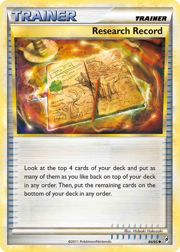 Research Record (84/95) [HeartGold & SoulSilver: Call of Legends] | Exor Games Bridgewater