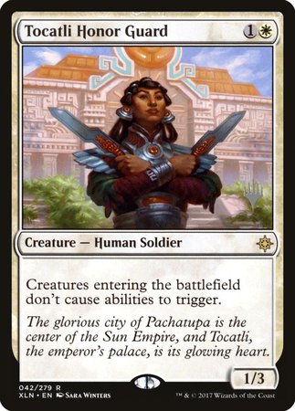 Tocatli Honor Guard [Ixalan Promos] | Exor Games Bridgewater