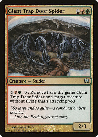 Giant Trap Door Spider [Coldsnap Theme Decks] | Exor Games Bridgewater