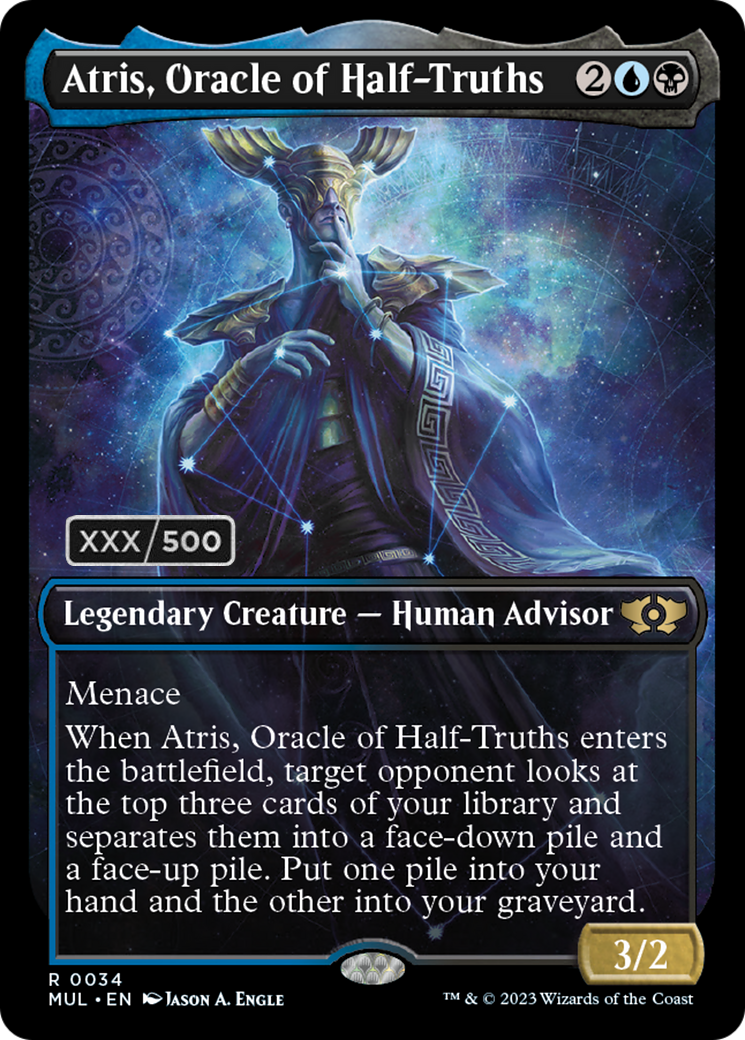 Atris, Oracle of Half-Truths (Serialized) [Multiverse Legends] | Exor Games Bridgewater