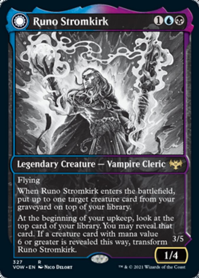 Runo Stromkirk // Krothuss, Lord of the Deep (Showcase Eternal Night) [Innistrad: Crimson Vow] | Exor Games Bridgewater