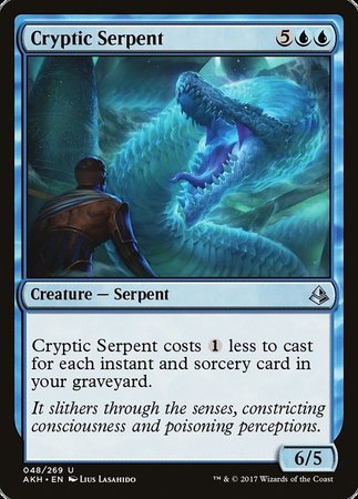 Cryptic Serpent [Amonkhet] | Exor Games Bridgewater