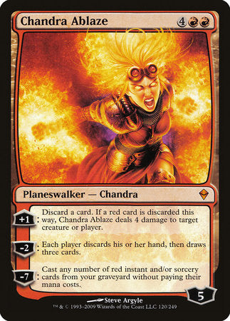 Chandra Ablaze [Zendikar] | Exor Games Bridgewater