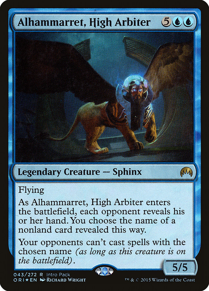 Alhammarret, High Arbiter [Magic Origins Promos] | Exor Games Bridgewater