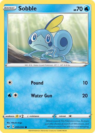 Sobble (055/202) (Premium Collection) [Sword & Shield: Base Set] | Exor Games Bridgewater