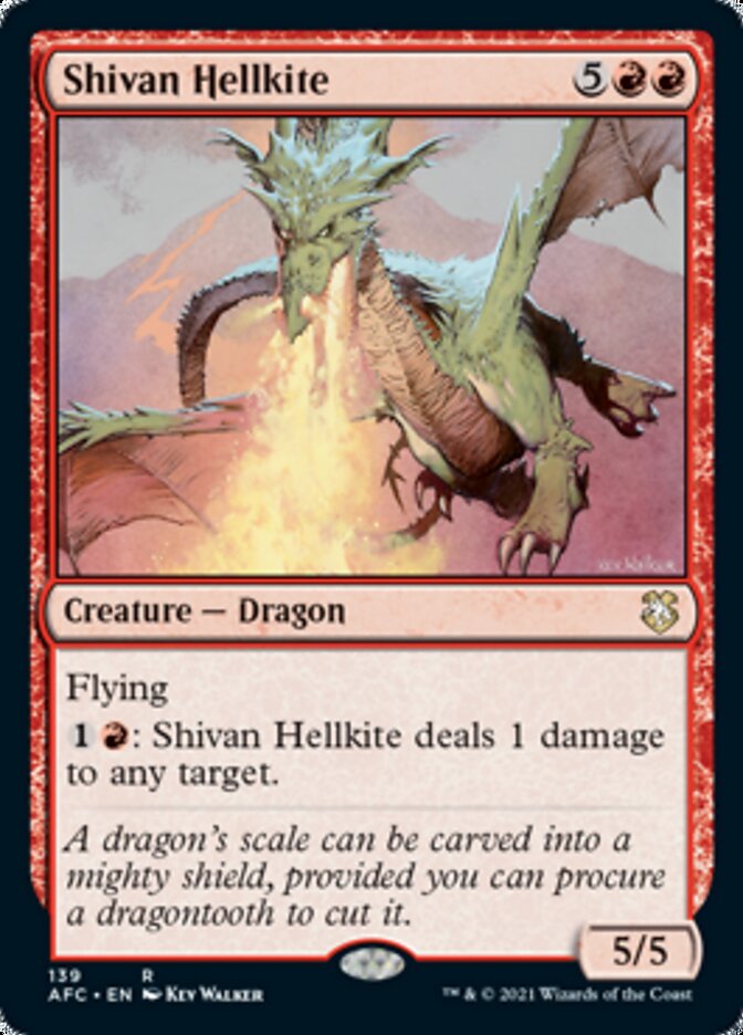 Shivan Hellkite [Dungeons & Dragons: Adventures in the Forgotten Realms Commander] | Exor Games Bridgewater