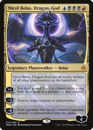 Nicol Bolas, Dragon-God [War of the Spark Promos] | Exor Games Bridgewater