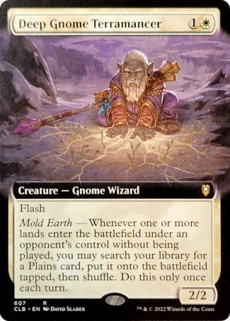 Deep Gnome Terramancer (Extended Art) [Commander Legends: Battle for Baldur's Gate] | Exor Games Bridgewater