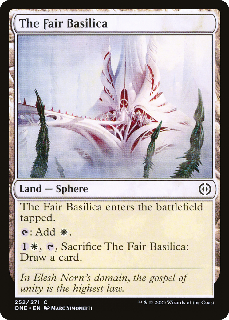 The Fair Basilica [Phyrexia: All Will Be One] | Exor Games Bridgewater