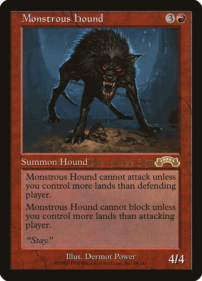 Monstrous Hound [Exodus Promos] | Exor Games Bridgewater