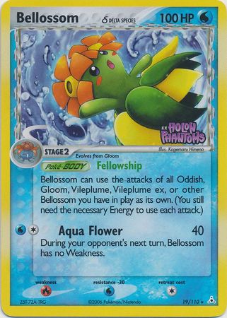 Bellossom (19/110) (Delta Species) (Stamped) [EX: Holon Phantoms] | Exor Games Bridgewater