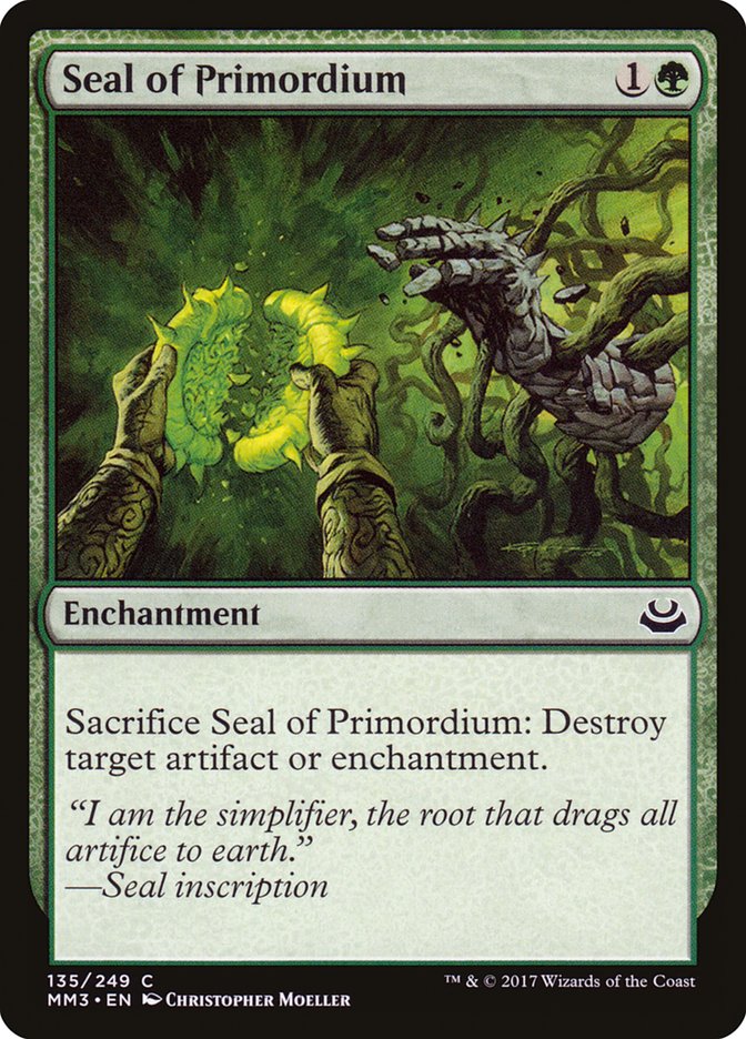 Seal of Primordium [Modern Masters 2017] | Exor Games Bridgewater