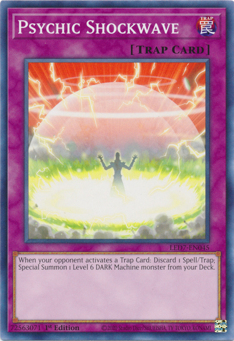 Psychic Shockwave [LED7-EN045] Common | Exor Games Bridgewater