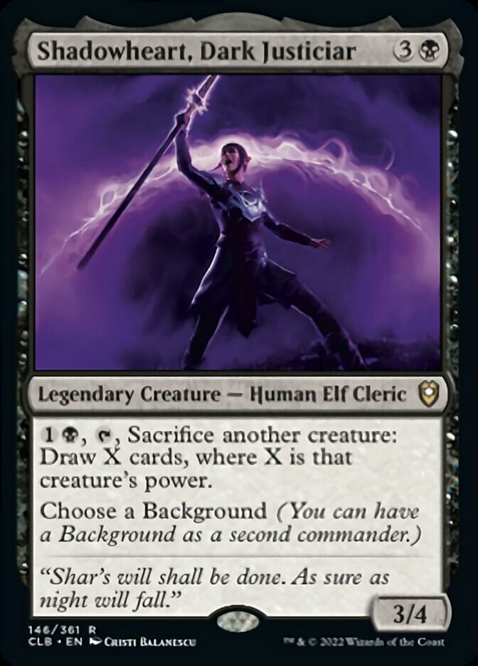 Shadowheart, Dark Justiciar [Commander Legends: Battle for Baldur's Gate] | Exor Games Bridgewater