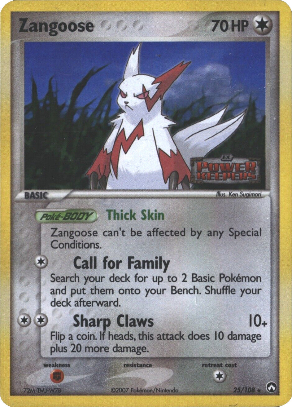 Zangoose (25/108) (Stamped) [EX: Power Keepers] | Exor Games Bridgewater