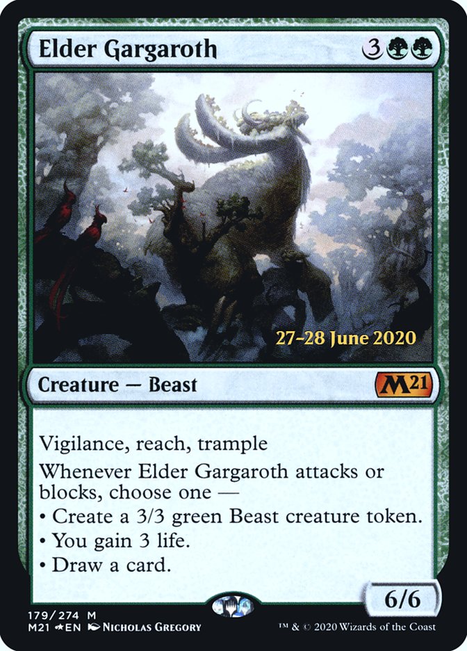 Elder Gargaroth  [Core Set 2021 Prerelease Promos] | Exor Games Bridgewater