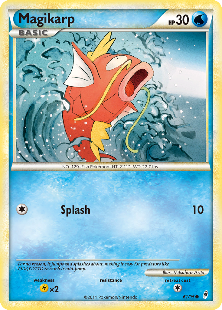 Magikarp (61/95) [HeartGold & SoulSilver: Call of Legends] | Exor Games Bridgewater