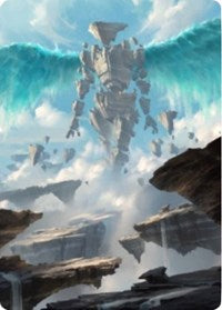 Celestial Colonnade Art Card [Zendikar Rising Art Series] | Exor Games Bridgewater