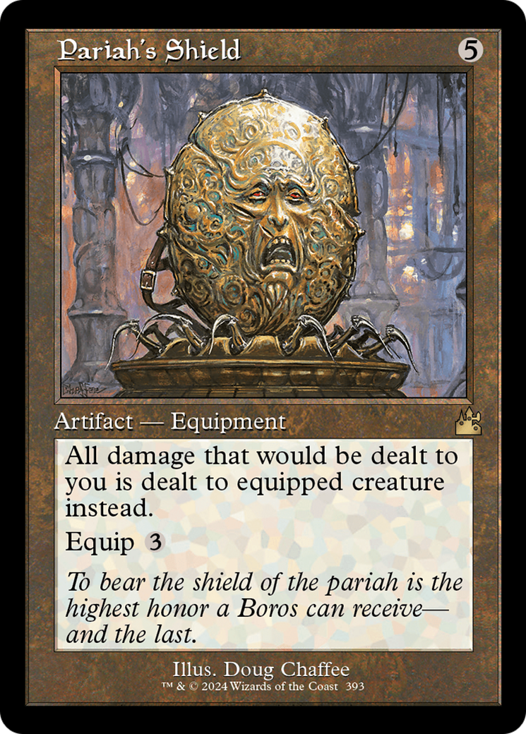 Pariah's Shield (Retro Frame) [Ravnica Remastered] | Exor Games Bridgewater