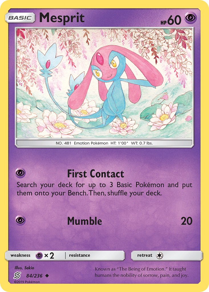 Mesprit (84/236) [Sun & Moon: Unified Minds] | Exor Games Bridgewater