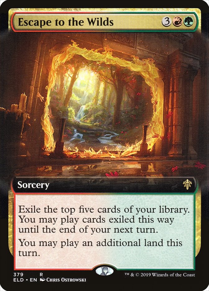 Escape to the Wilds (Extended Art) [Throne of Eldraine] | Exor Games Bridgewater