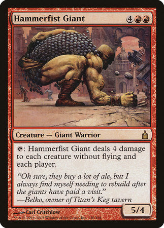 Hammerfist Giant [Ravnica: City of Guilds] | Exor Games Bridgewater