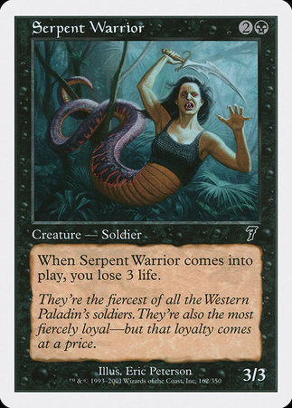 Serpent Warrior [Seventh Edition] | Exor Games Bridgewater