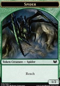 Spider // Wolf Double-Sided Token [Commander 2015 Tokens] | Exor Games Bridgewater